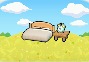 Alarm clock sleep zone