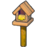 Wooden birdhouse