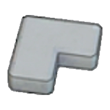 Concrete border (corner)