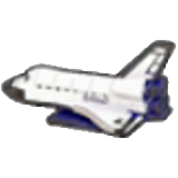 Model space shuttle